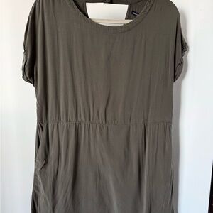Abercrombie & Fitch Khaki Shirt Dress